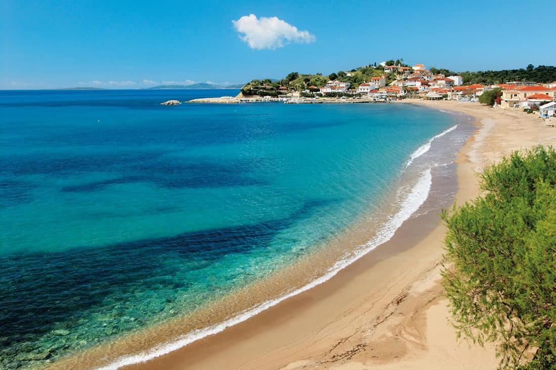 Venus Villa With Private Pool, 2Min To The Beach Finikounta Exterior foto