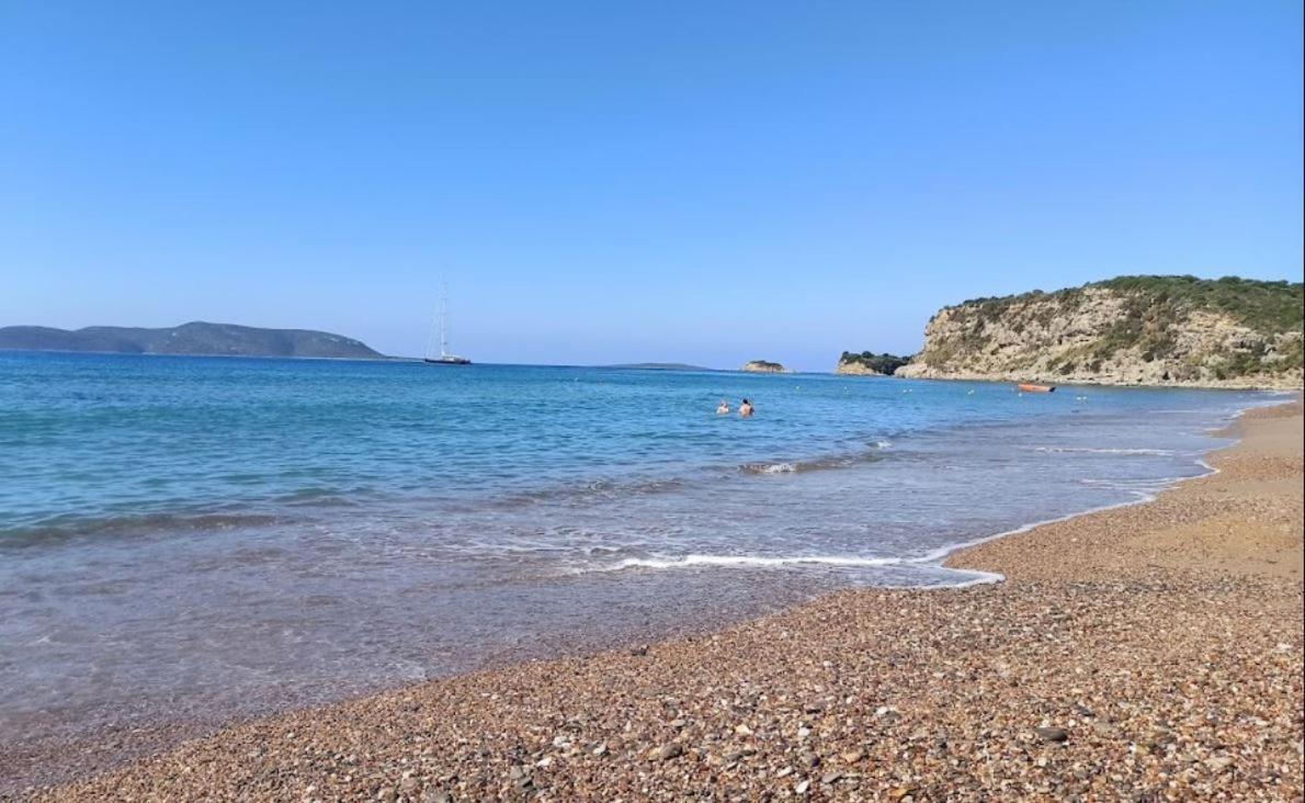 Venus Villa With Private Pool, 2Min To The Beach Finikounta Exterior foto